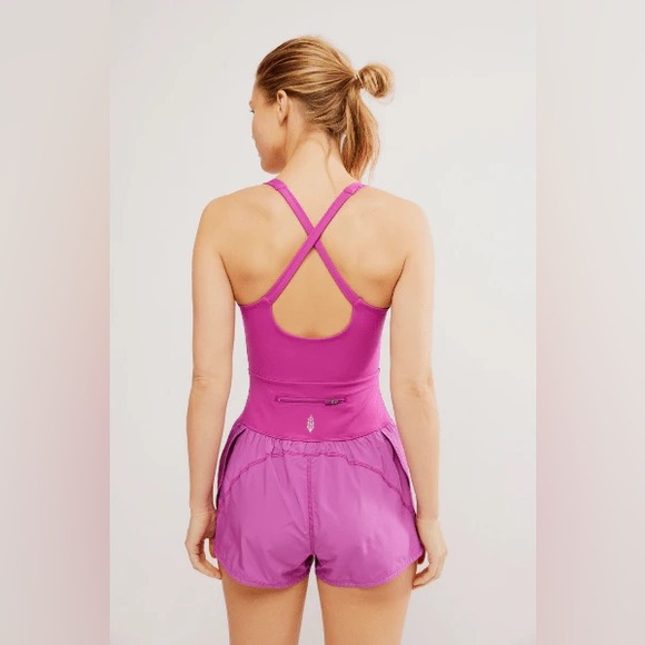 People Movement Righteous Runsie NWT Raspberry Pink Size L - Picture 3 of 5